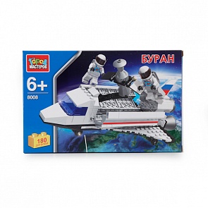 Конструктор - Буран, 180 деталей (Город Мастеров, AA-8008-Rsim)